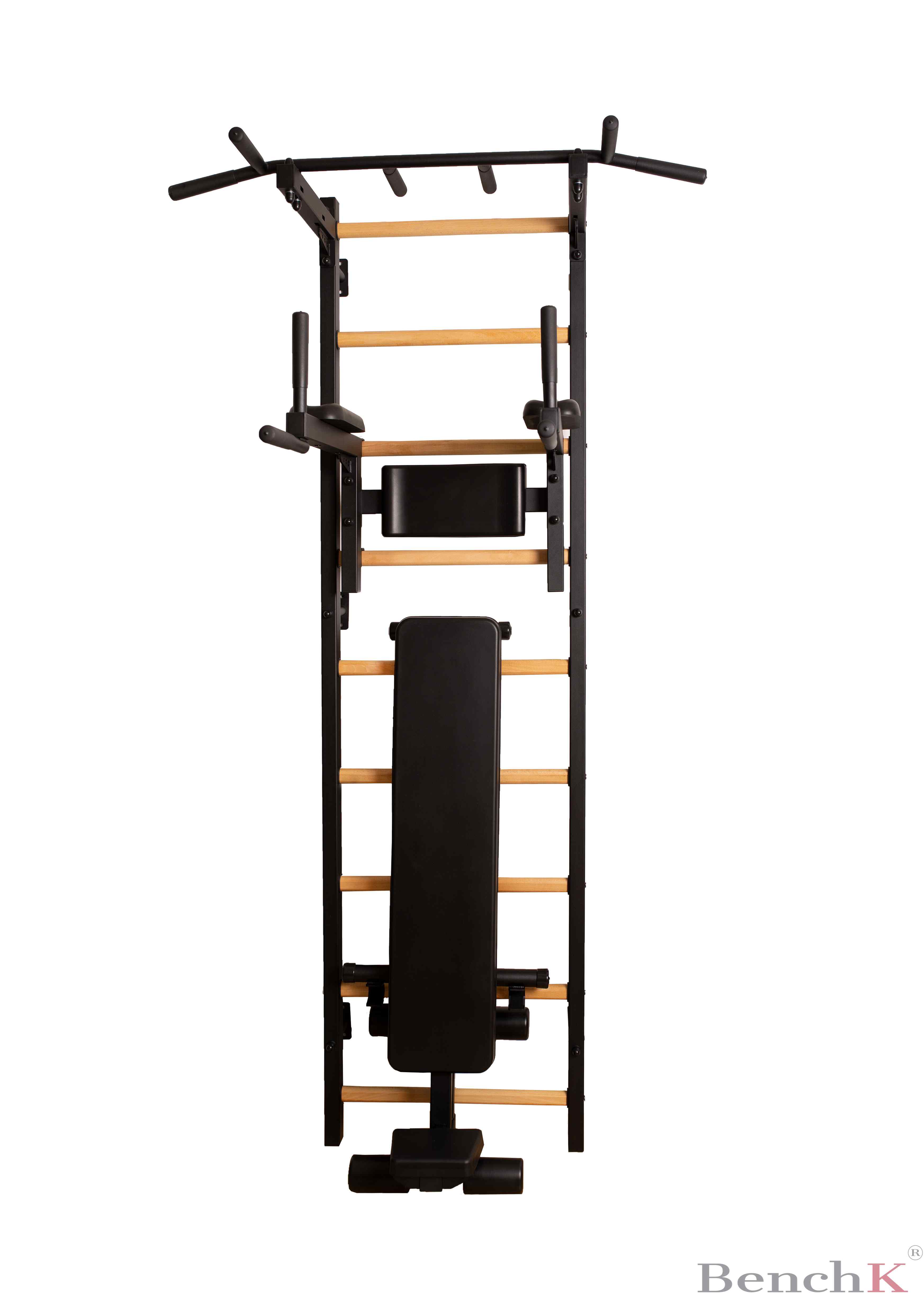 BenchK 723 Professional Wall Bars Station Swedish Ladder Home Gym Equipment