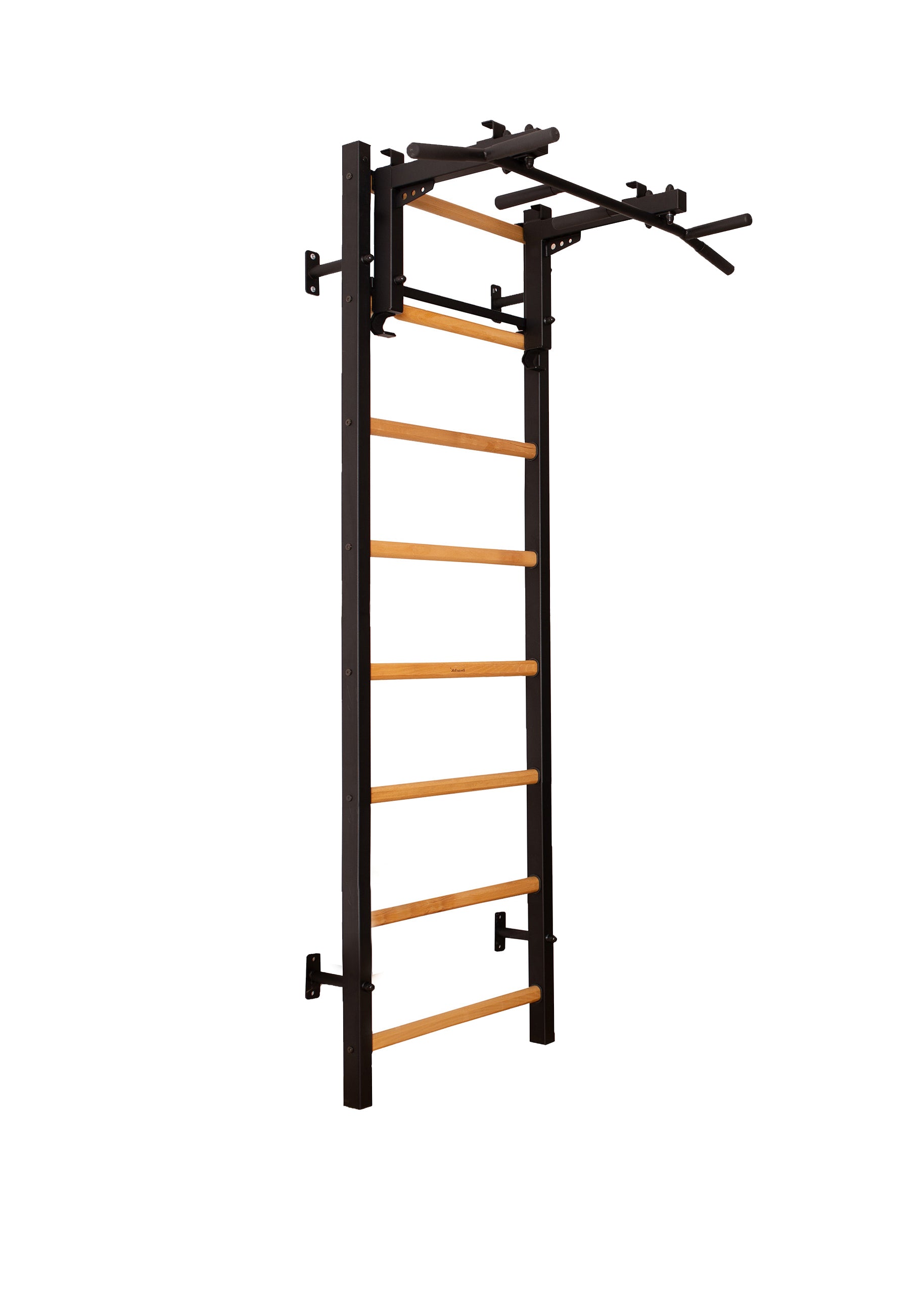 BenchK 231 Wall Bars with Convertible Pull Up Bar Swedish Ladder Home Gym Equipment